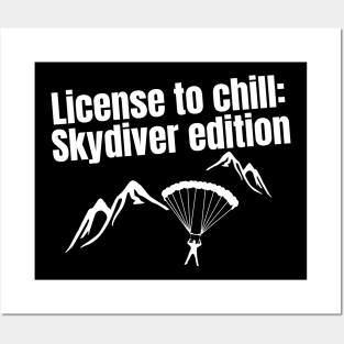 Skydiver edition quote-for airport lovers Posters and Art